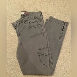 Christopher Blue Straight Leg Gray Cargo Pants